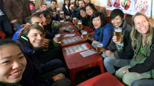 International friends enjoy Tet in Vietnam